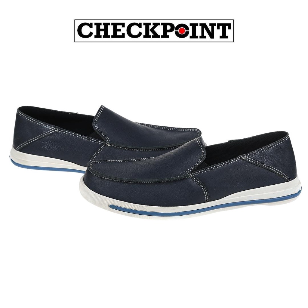 Checkpoint MARIKINA MADE Men's CASUAL SHOES navy blue Lebron Shopee