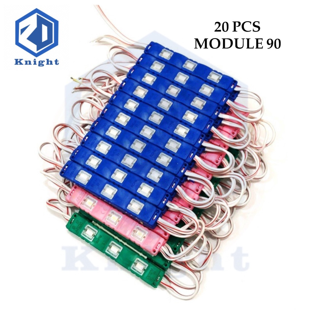 Knight Motorcycle 20 pcs Motorcycle Car Module LED 3Led Square Lights ...