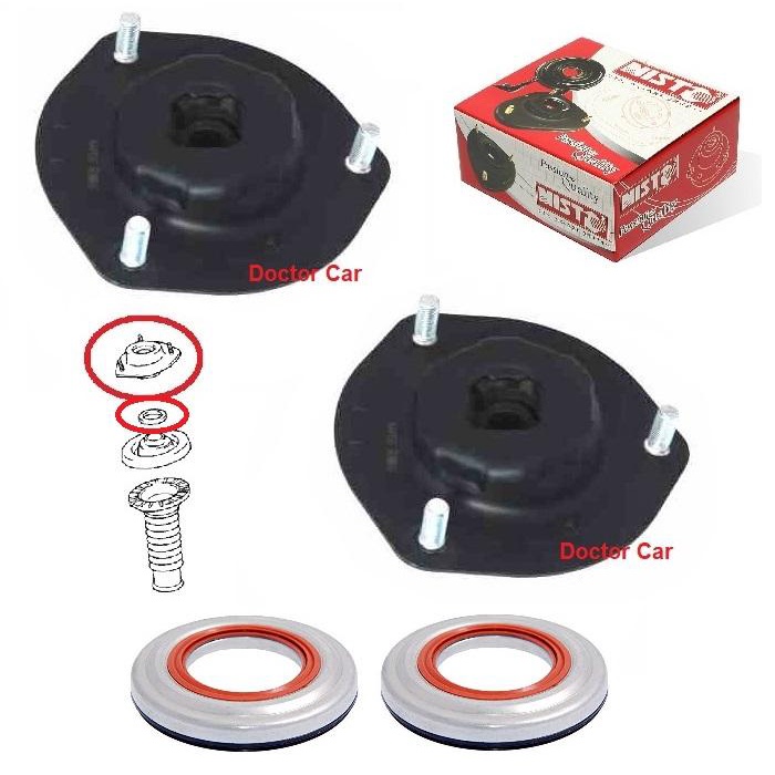 Doctor Car Front Shock Absorber Rubber Set + Ball Bearing Toyota Camry ...