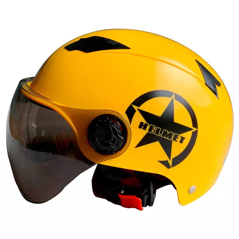 HALO MOTOR] MOTORCYCLE AIDY Bike and E-Bike Helmet Half Face W/VISOR 222 |  Shopee Philippines