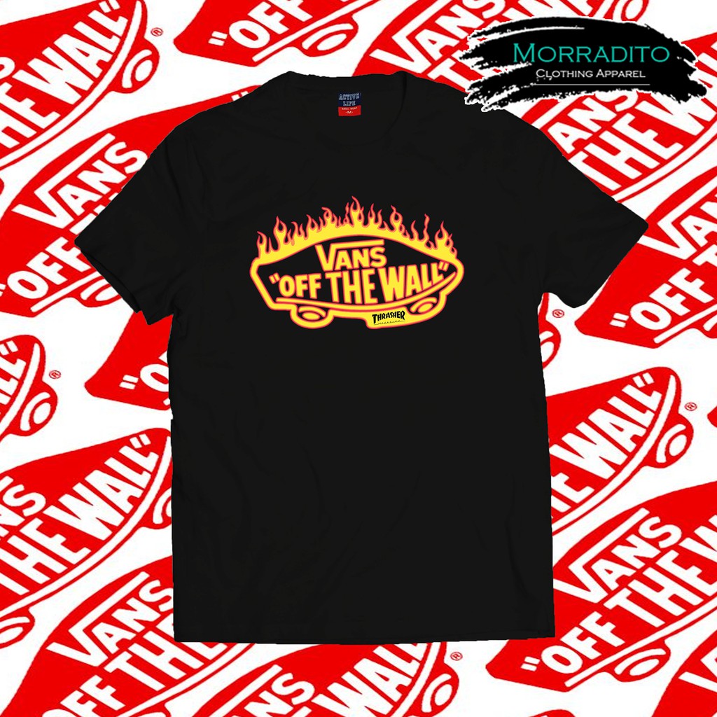 VANS SHIRT NEW DESIGN THRASHER TREND COTTON Shopee Philippines