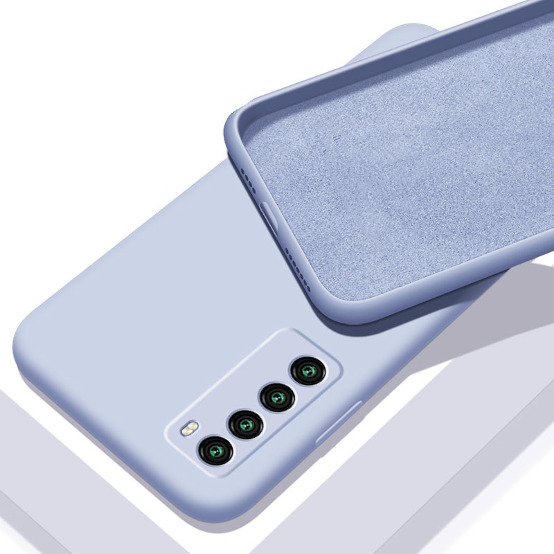 Huawei Nova Nova SE 5G Case Liquid Silicone Matte Jelly Candy Color  Phone Casing Huawei Nova Nova7 SE 5G Back Cover