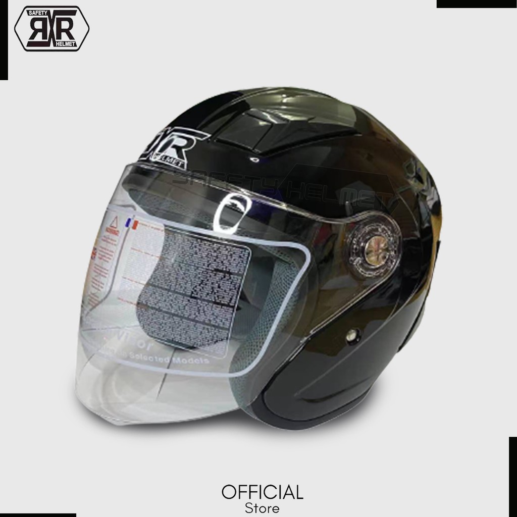 Rxr 007 Half Face Helmet Motors Visor Open Face Helmetsmotor Motorcycle ...