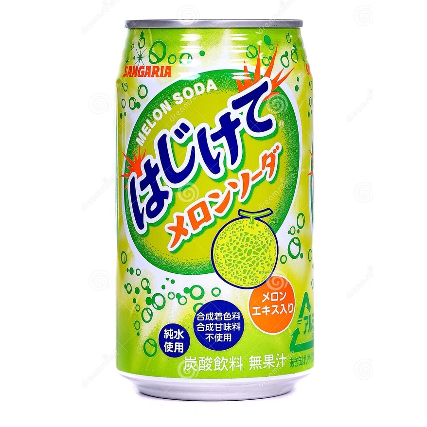 Sangaria Ramu Ramune Soda Bottle Original Melon Grape 500ml | Shopee ...