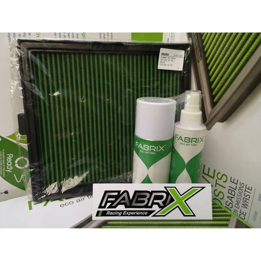 Cloth Air Filter (FABRIX) ALL NEW D-MAX MU-X 2012-2020 | Shopee Philippines