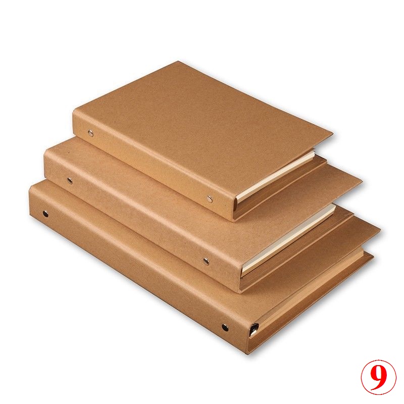 Thick Kraft Paper Binder Notebook Shell A4 Folder B5 Korean Style
