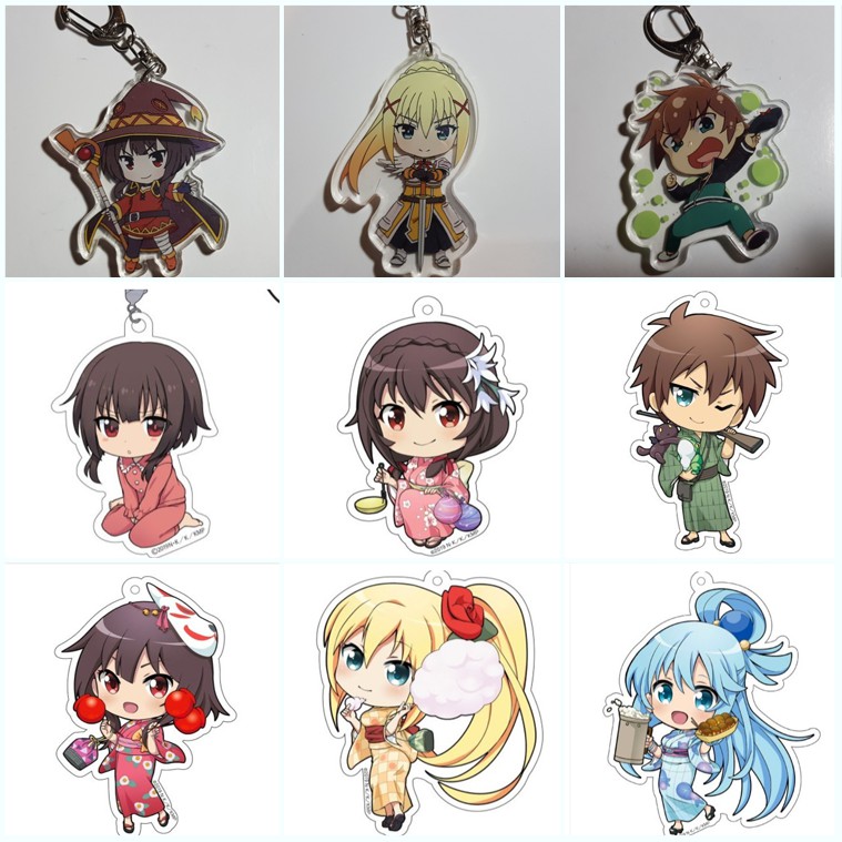 Konosuba hot sale aqua keychain