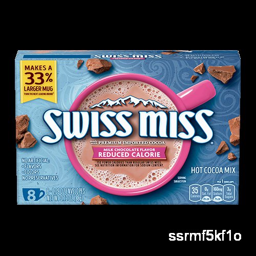 Swiss Miss Milk Chocolate flavor Reduced Calories hot cocoa mix 88grams