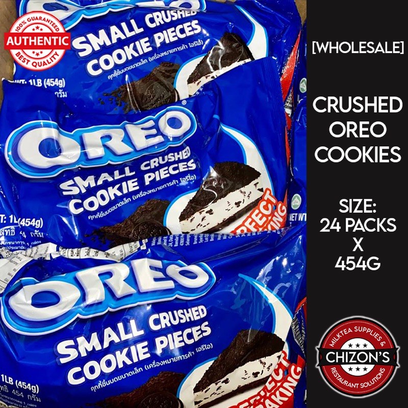[WHOLESALE] Crushed Oreo Cookie Pieces Oreo Crumbs 454g x 24pcs Shopee Philippines