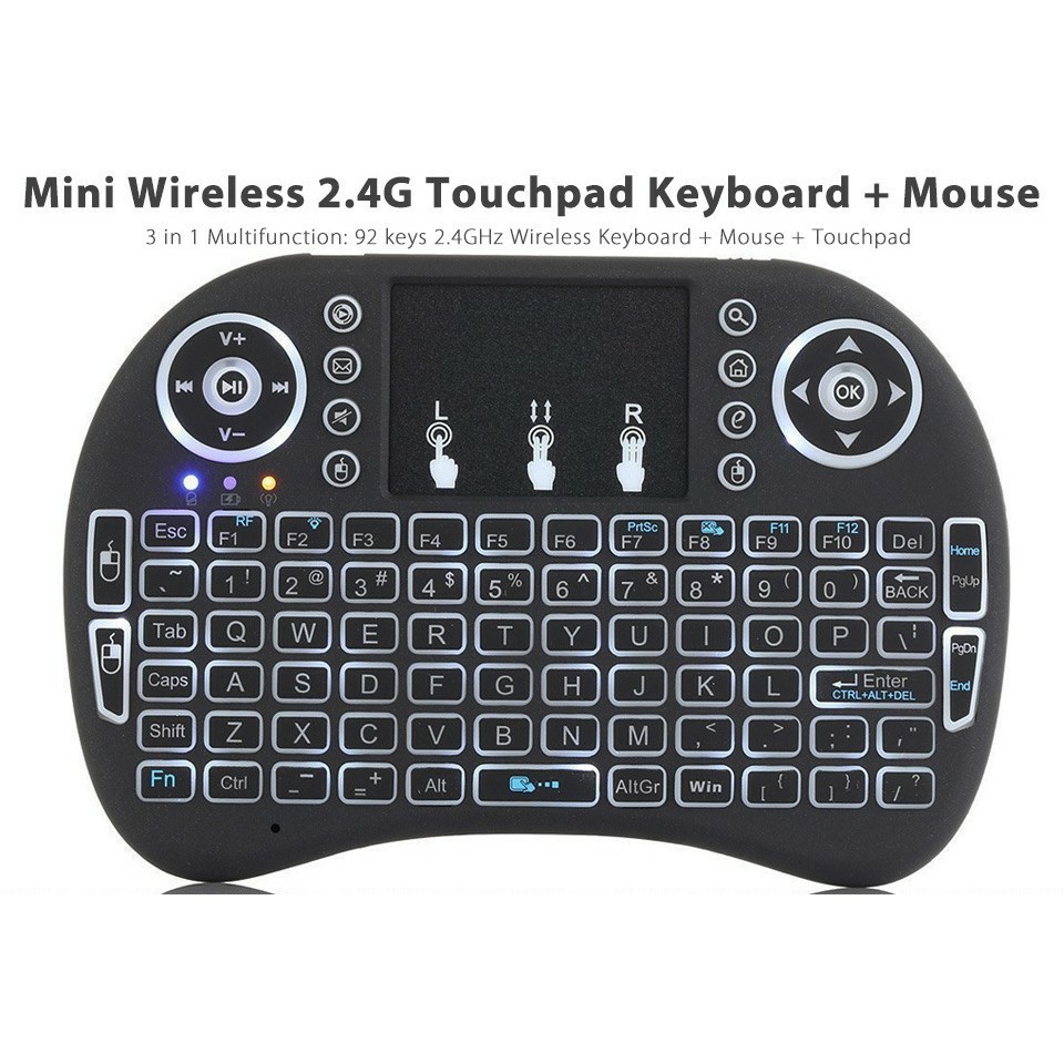 2.4G Mini Wireless Fly Air Mouse Touchpad Keyboard | Shopee Philippines