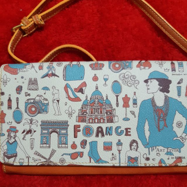 Rare Brera Art Fever Music Handbag Sling bag LARGE, Women's