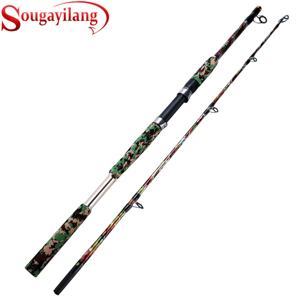 Sougayilang 1.65m Spinning Hand Lure Fishing Rod Carbon Pole Carp Fly ...