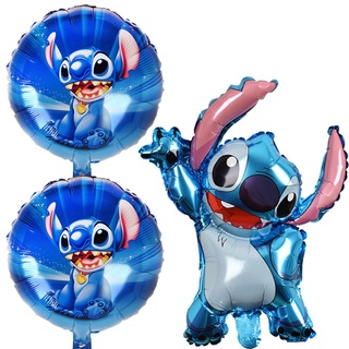 10Pcs 18inch Disney Lilo & Stitch Cartoon Foil Helium Balloon Air Globos  Birthday Party Decor Baby Shower Supplies Toys Gift