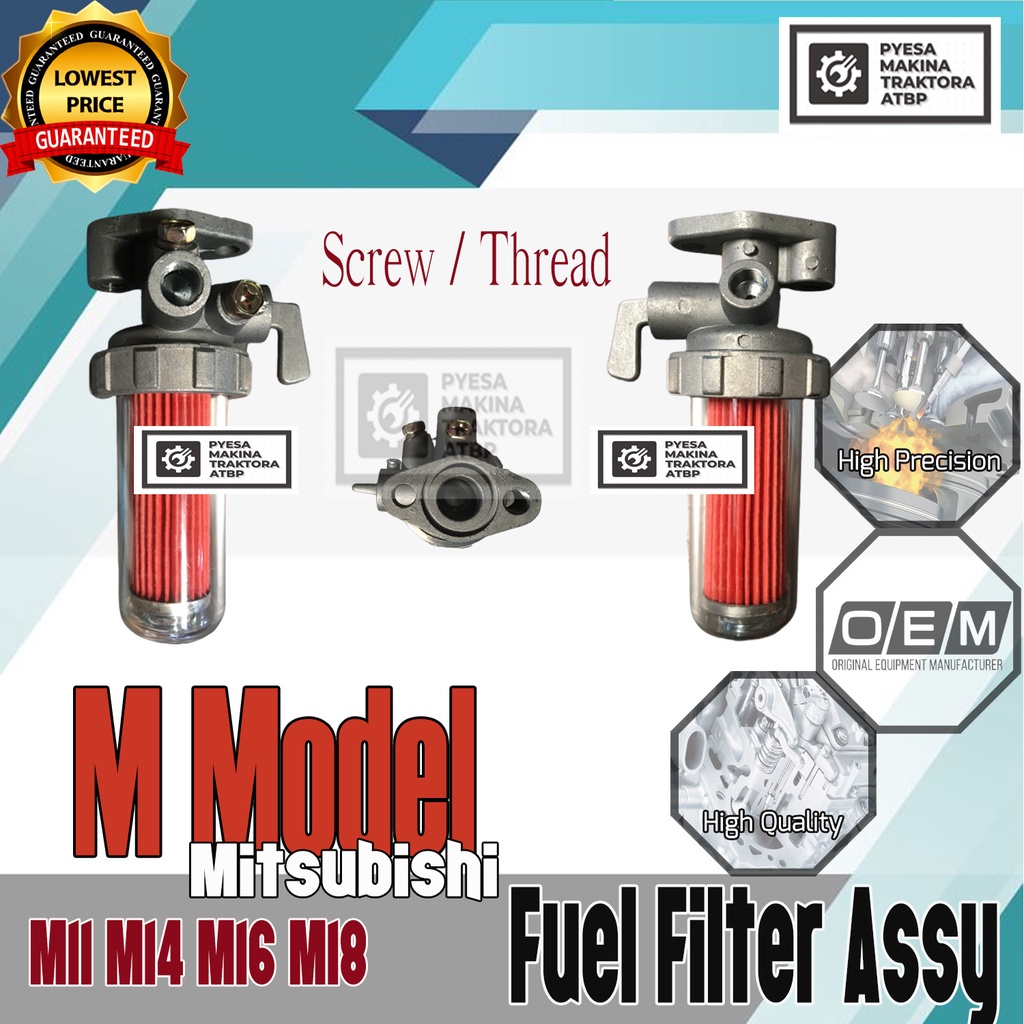 Fuel Filter Assembly Assy M11 M14 M16 M18 Mitsubishi Diesel Engine ...