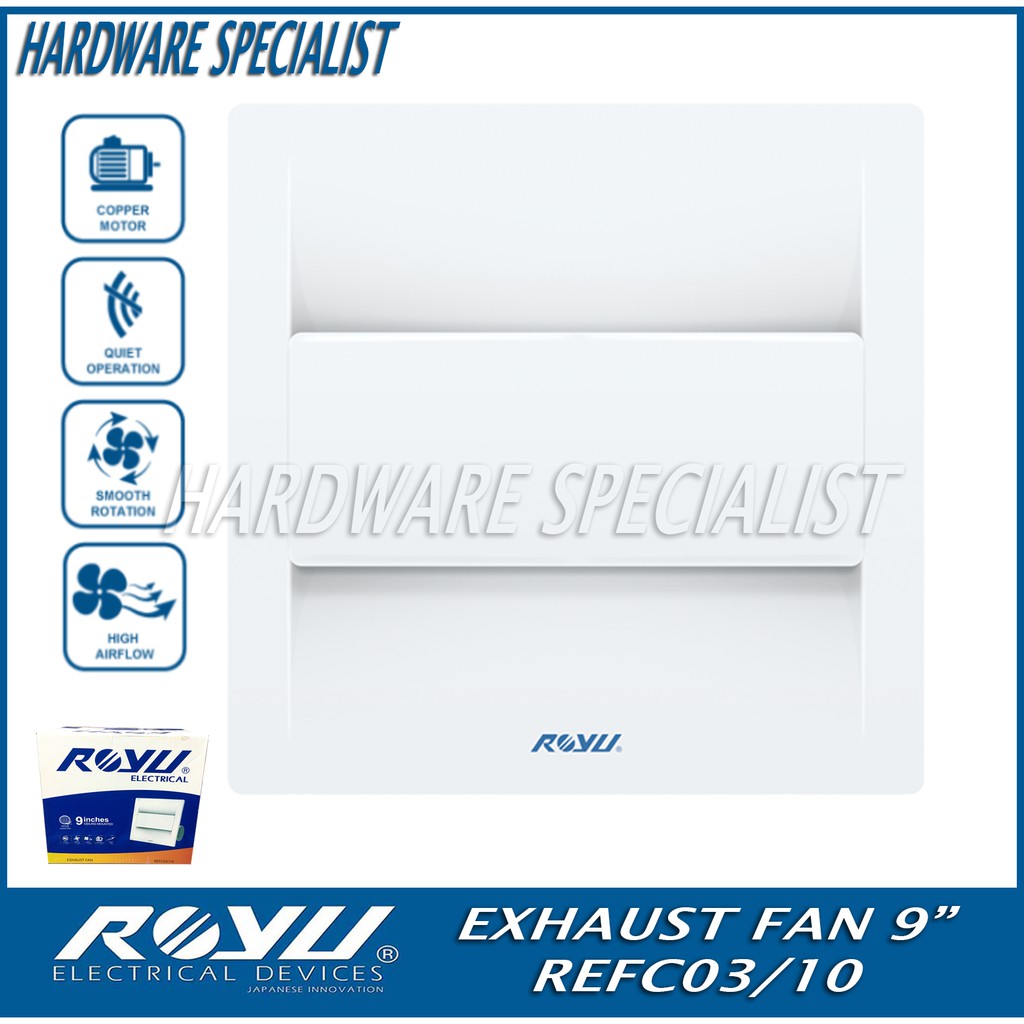 Royu Ceiling Mounted Exhaust fan 9" REFC03/10 Original Authentic