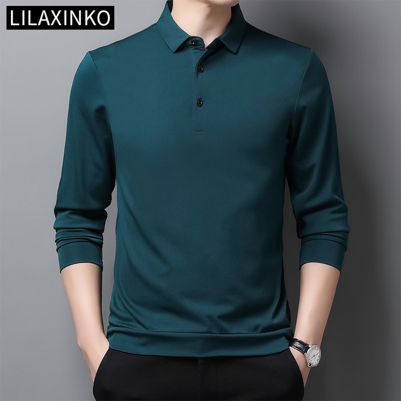 Mens long sleeve polo cheap shirts 3xl