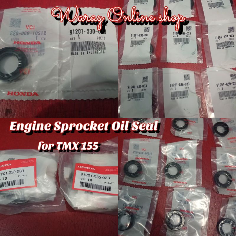 Honda Genuine Parts Engine Sprocket Oil Seal for TMX 155 CDI/Contact