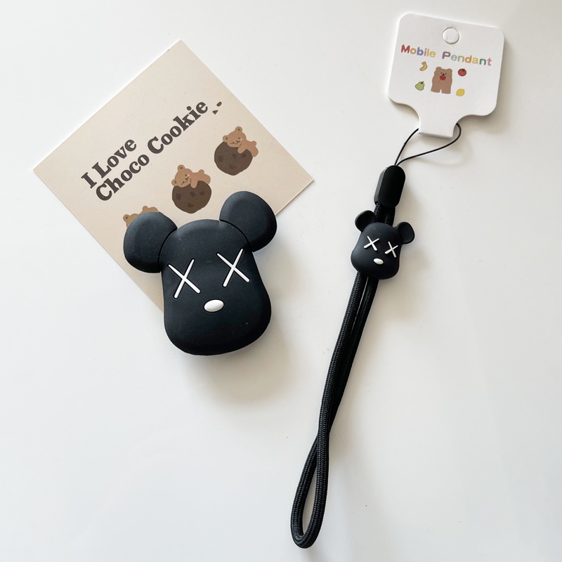 Cartoon Kaws Broadband Nylon Adjustable Mobile Phone Lanyard Hand wrist ...