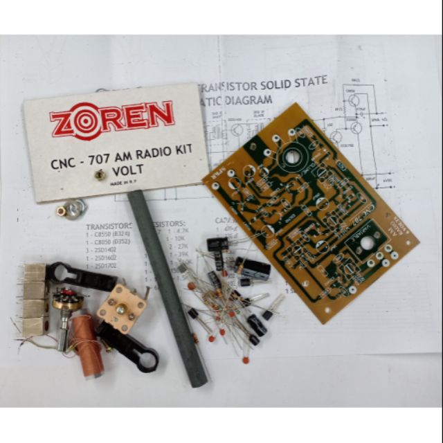 AM TRANSISTOR RADIO KIT CNC707 Shopee Philippines