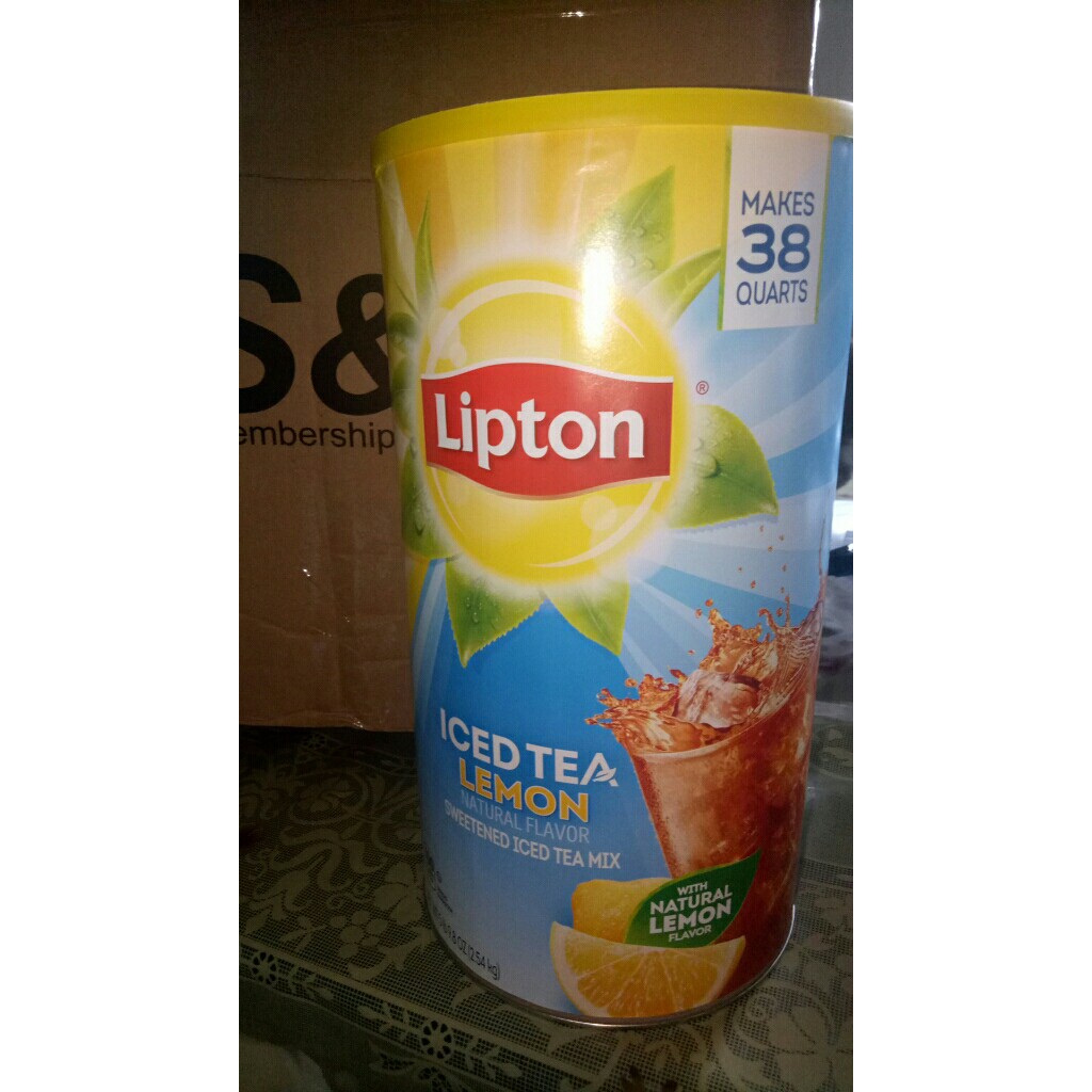 Lipton Lemon Iced Tea Mix, 38 qt.