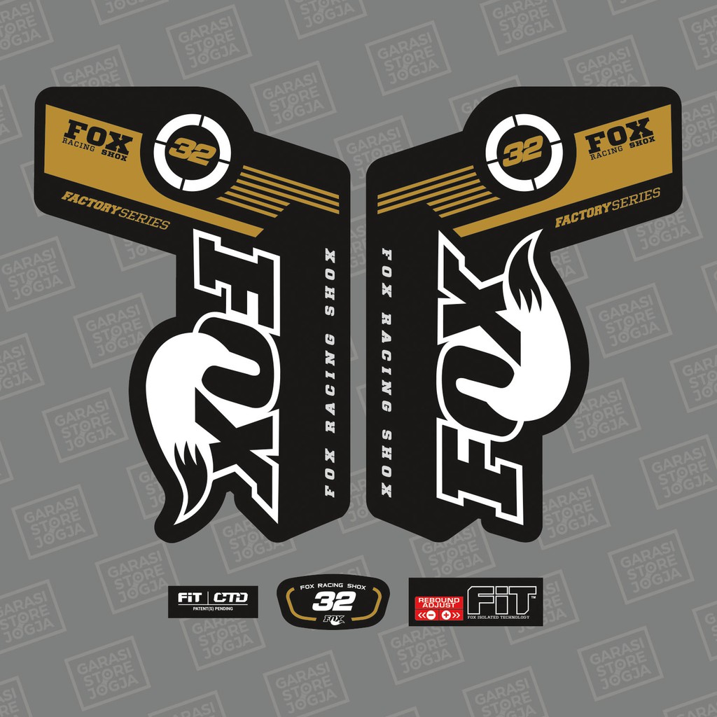 Fox Factory Series 32 Decal | Shopee Philippines