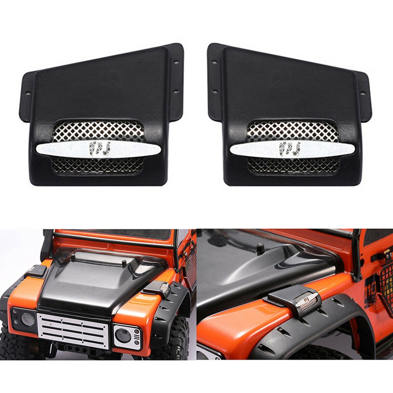 For Land Rover Defender D90 D110 1/10 Traxxas TRX4 Steel Air Intakes