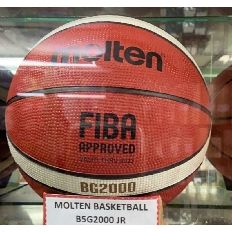 5 Junior Basketball Philippines size BG2000 ball GR5 Molten Rubber Shopee | B5G2000