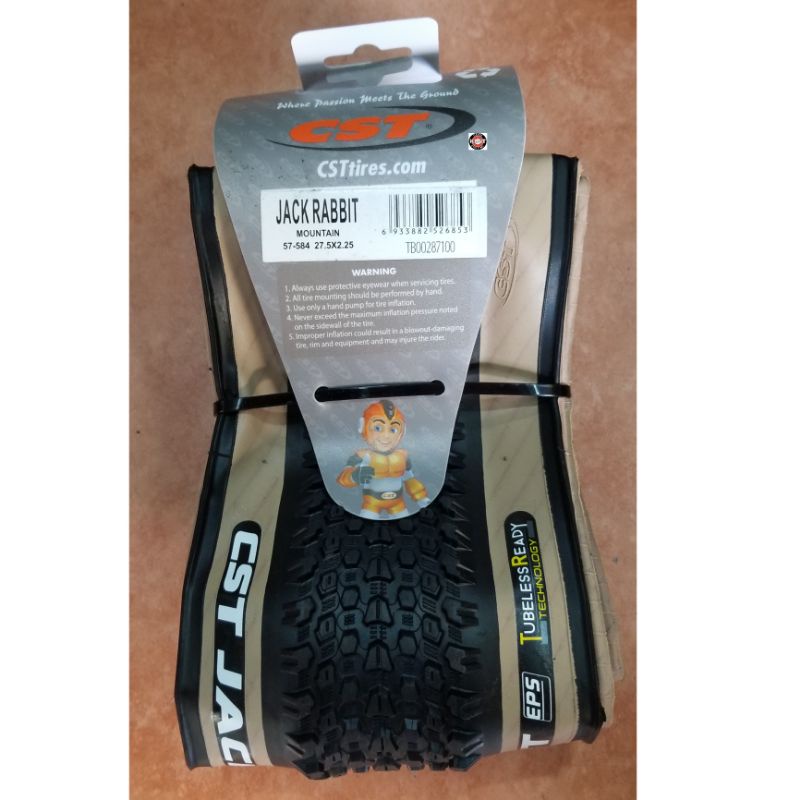 CST Jack Rabbit 26 x 1.95 / 27.5 x 2.10 / 27.5 x 2.25 Folding Mtb Tire ...