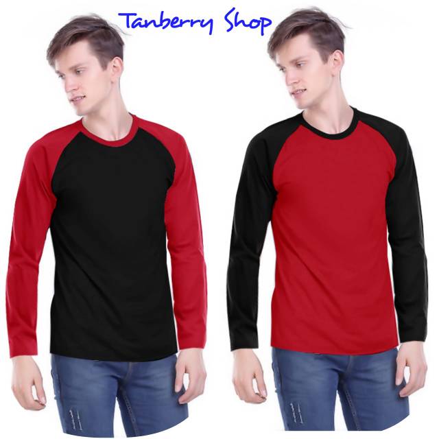 Plain T-shirts Combo Red And Black