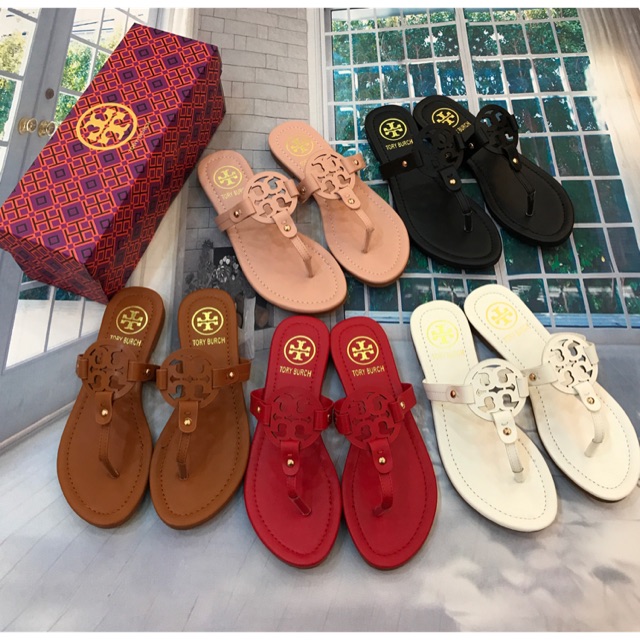 Tory burch store miller sandals red