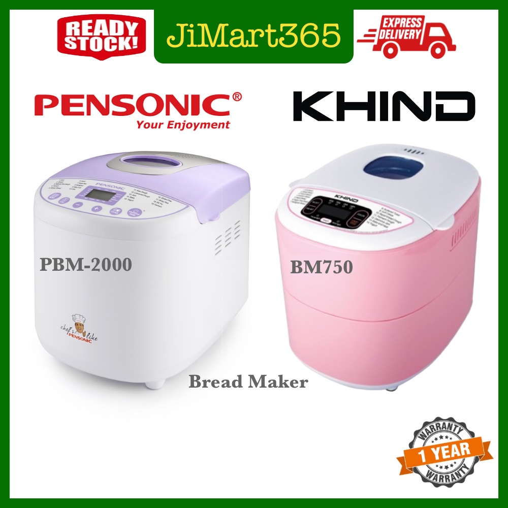 Khind Bread Maker BM750 Pensonic Bread Maker PBM-2000 Pensonic Bread ...