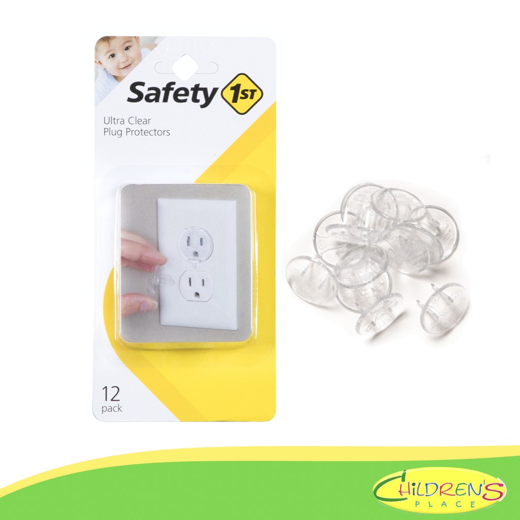 Safety 1st Ultra Clear Plug Protectors (12 pcs) | Shopee Philippines