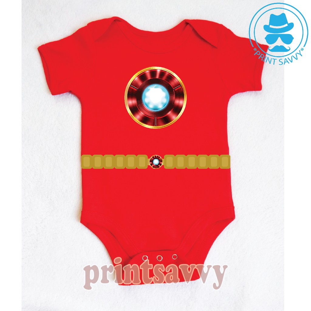 Ironman baby hot sale onesie