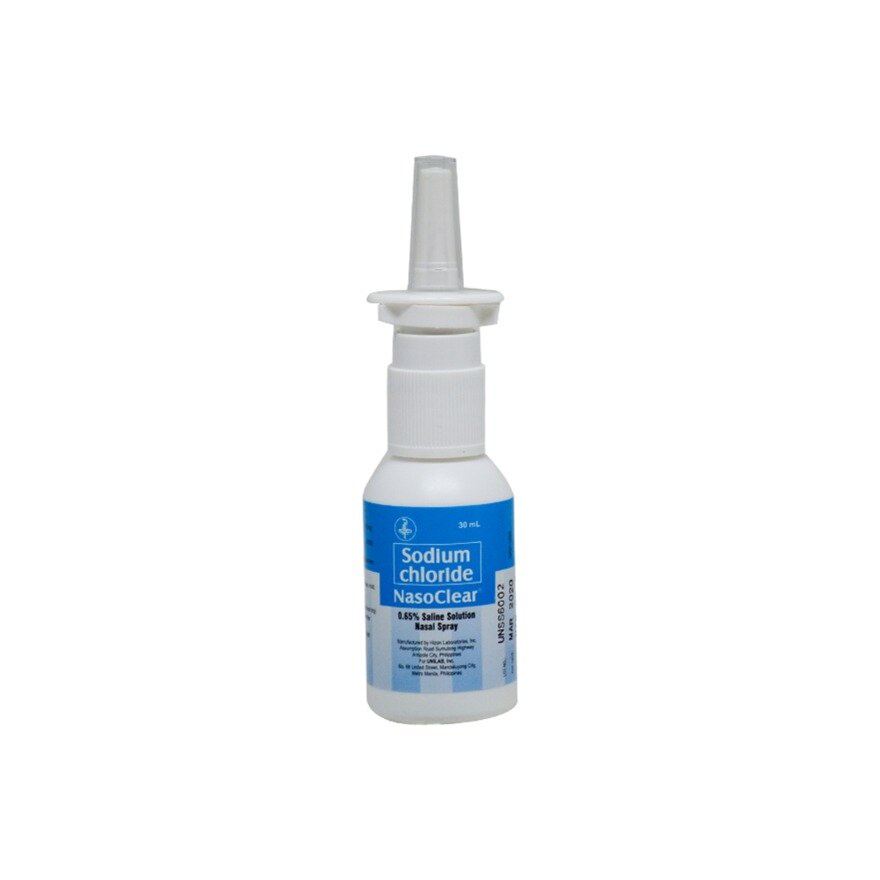 NASOCLEAR NASAL SPRAY 30ML | Shopee Philippines