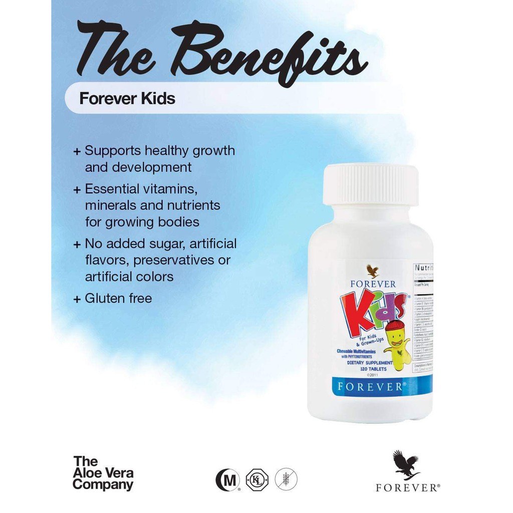 Forever Kids Multivitamins (120 Chewable Tablets) Shopee Philippines