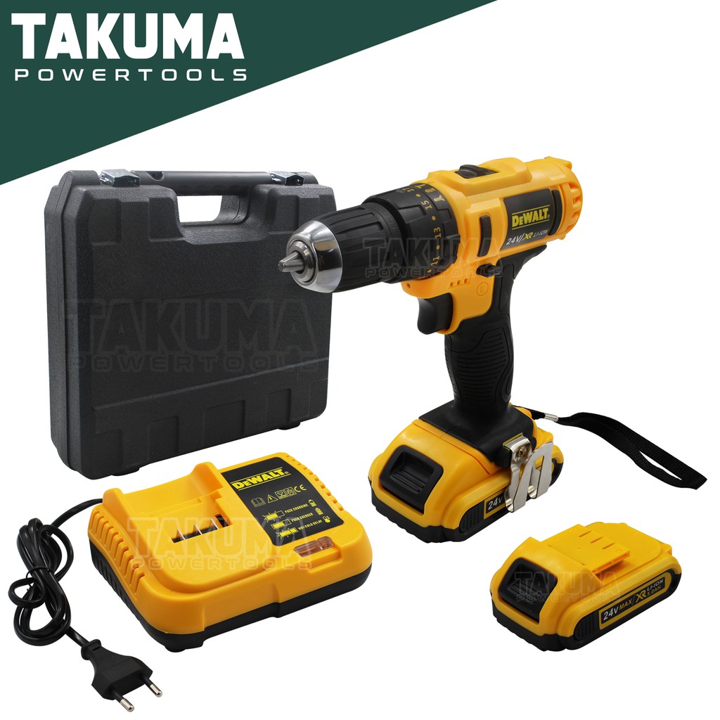 Cordless drill 24v discount battery