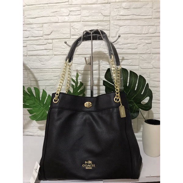 COACH CHAIN TOTE BAG Shopee Philippines