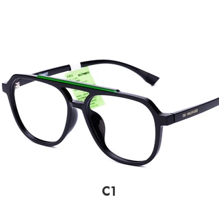 ☄♢✠Rei Kawakubo glasses male big face was thin double beam with myopia  plain eye frame frame female