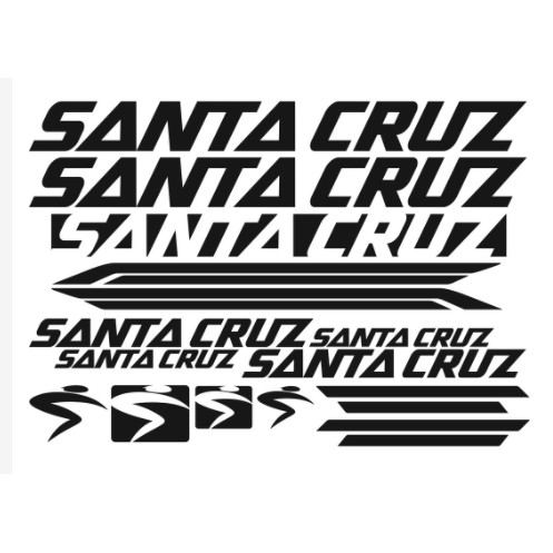 santa cruz bike design vinyl cutout stickers Shopee Philippines