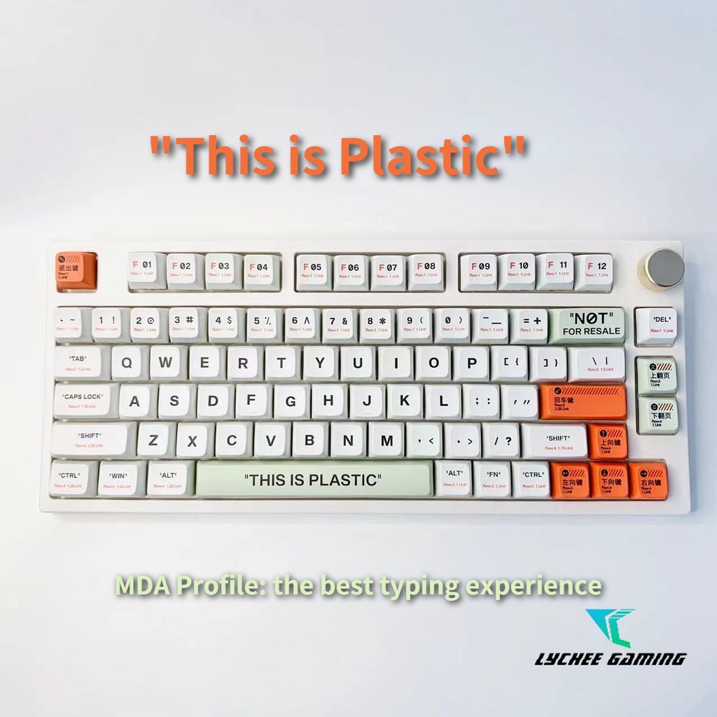 149 keys Lychee g80/G96 pro MDA profile Plastic keycap MDA height 