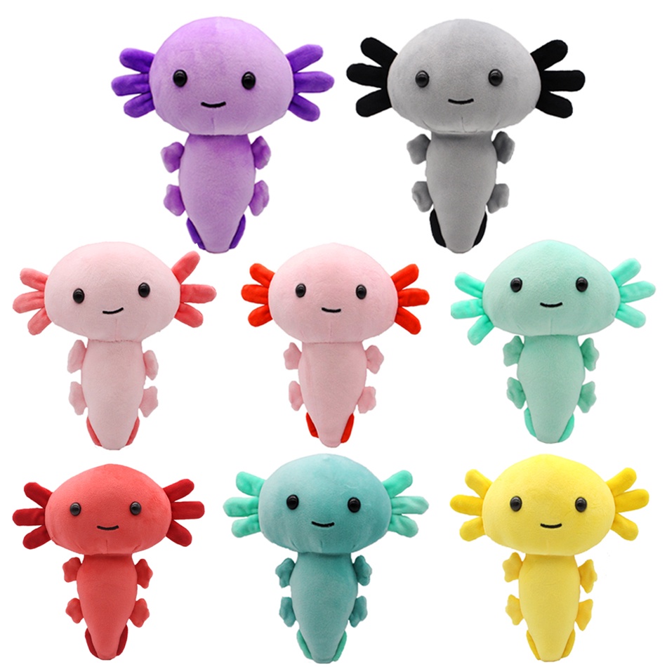 Cute Kawaii Axolotl Plush Toy Axolotl Plushies Doll Toy Cartoon Stuffed ...