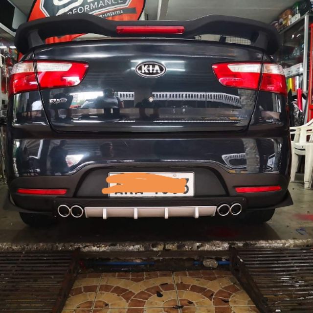 Rear Bumper Diffuser for Kia Rio | Shopee Philippines