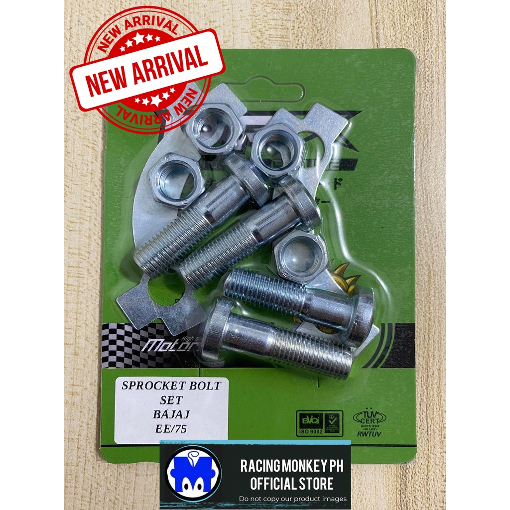 Sprocket Bolt Set Bajaj Ct100 Ppx Japan Genuine Shopee Philippines