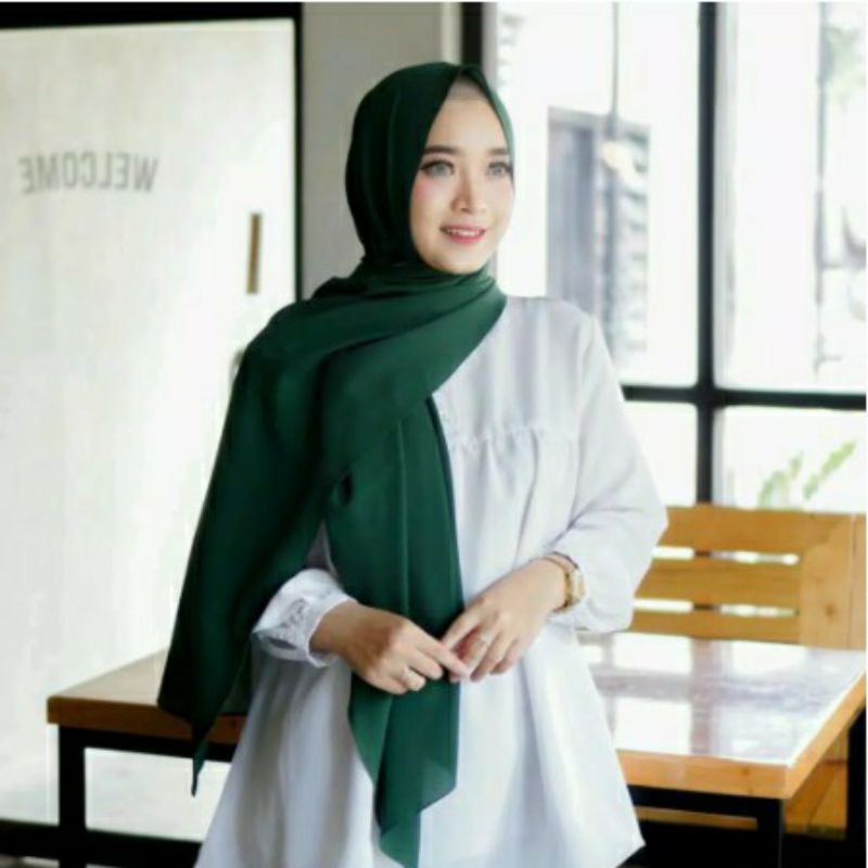 Saudi Chiffon Hijab (Long) | Shopee Philippines