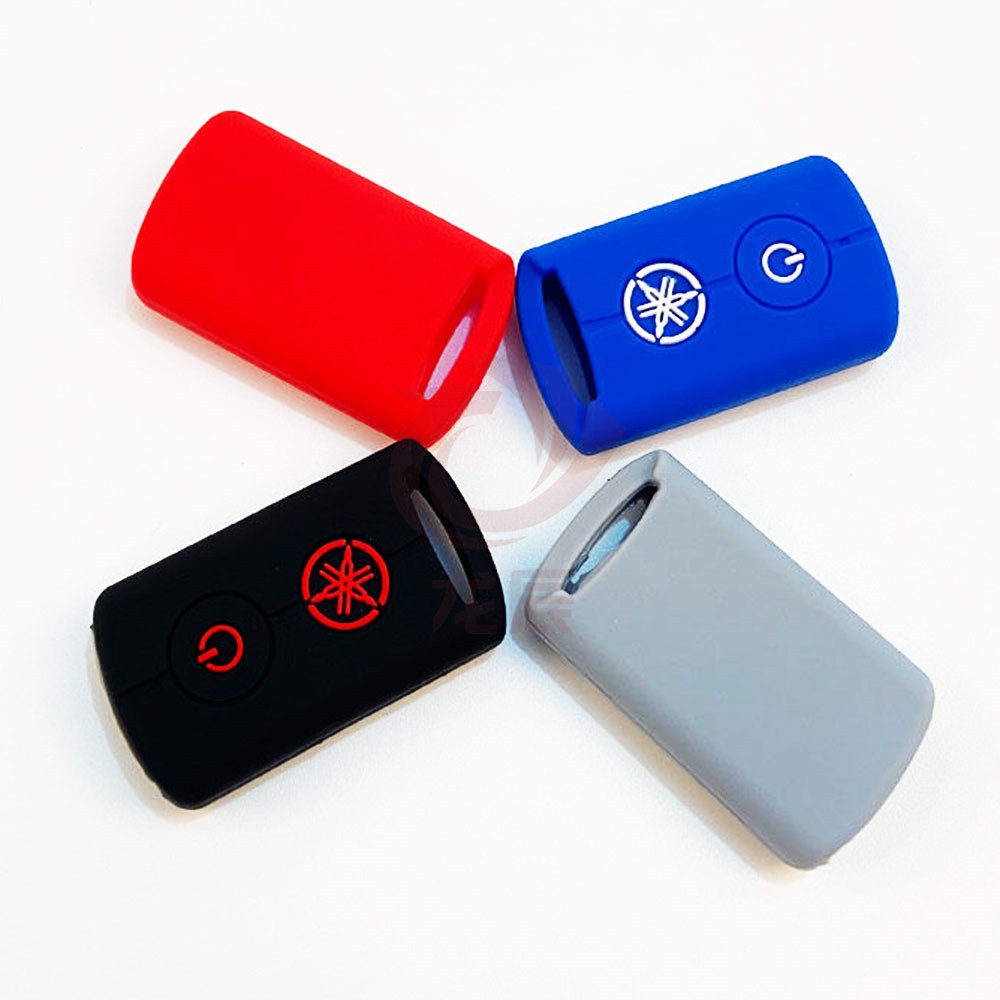 Motorcycle Remote Key Cover Silicone with Keychain for Yamaha Nmax ...