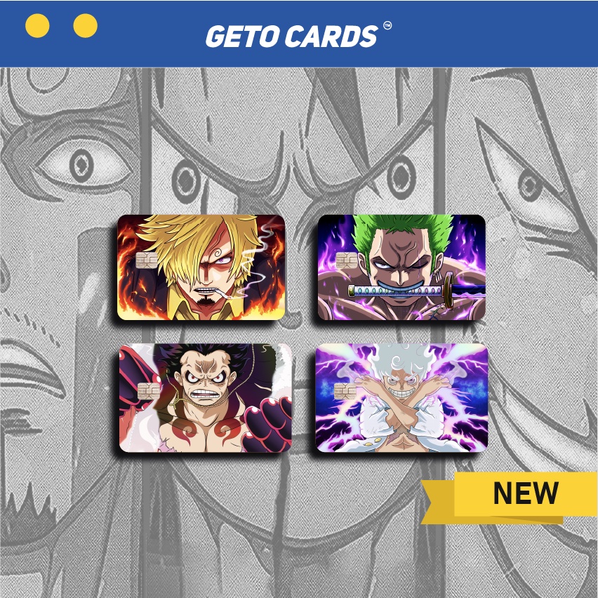 One piece Special Hologram Anime Atm Card Skin Sticker | GETOCARD GETO ...