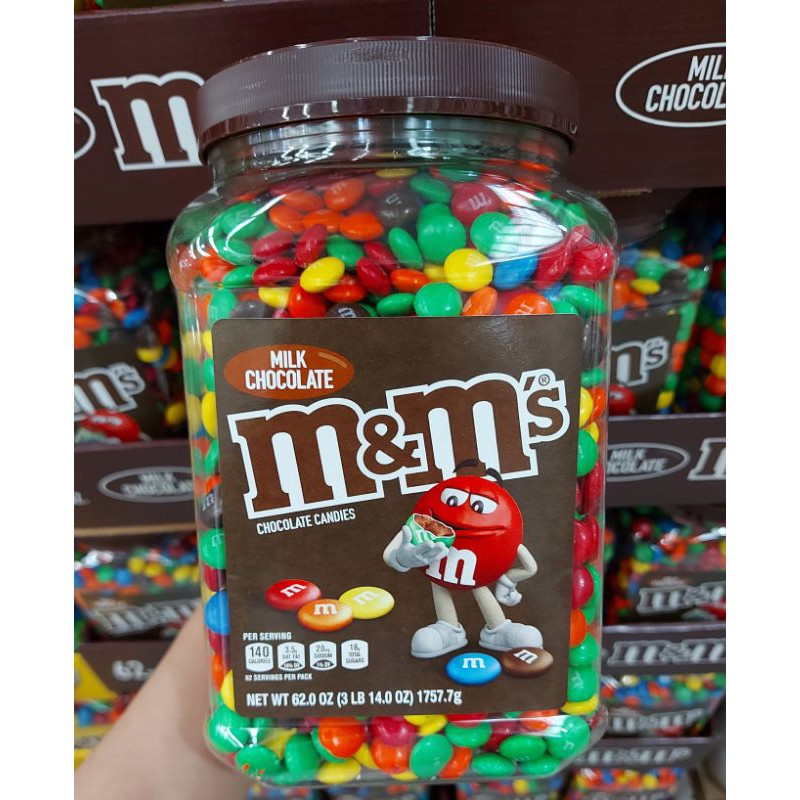 M&M's Chocolate Jar 62oz (Milk Chocolate,Peanut) | Shopee Philippines