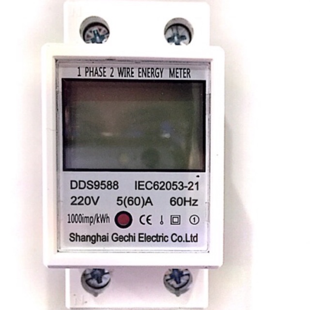 DIN Rail Single Phase Electronic Energy Meter | Shopee Philippines
