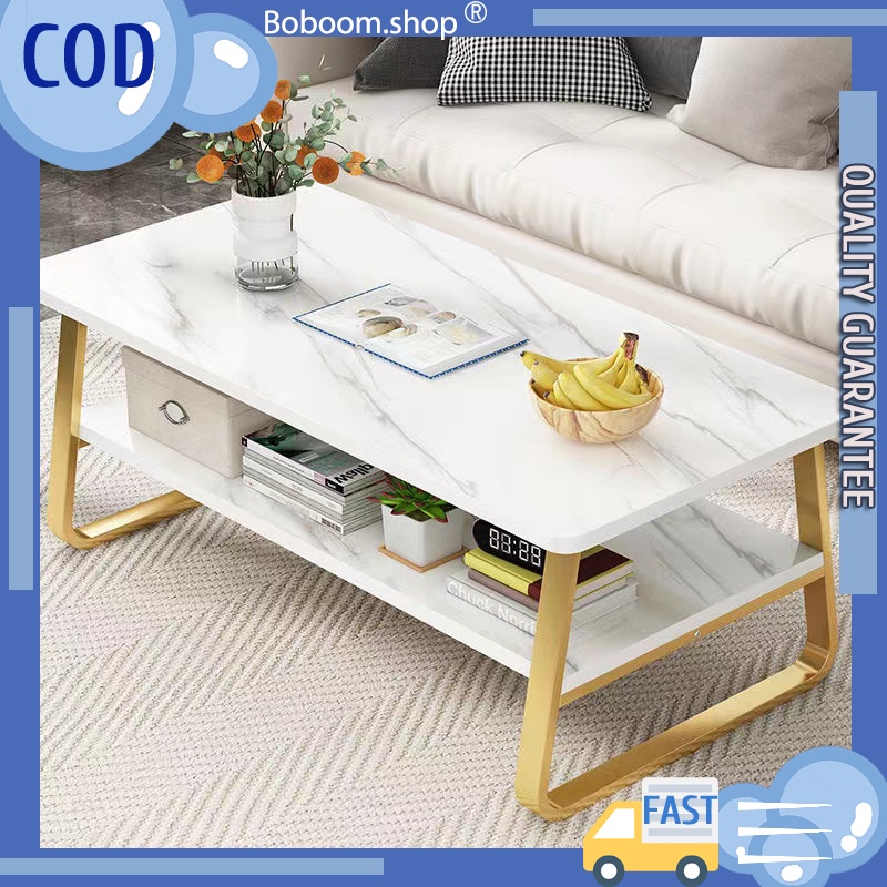 COD 2 layers Coffee Table Sofa Table Veneer Table Simple Modern Tea ...