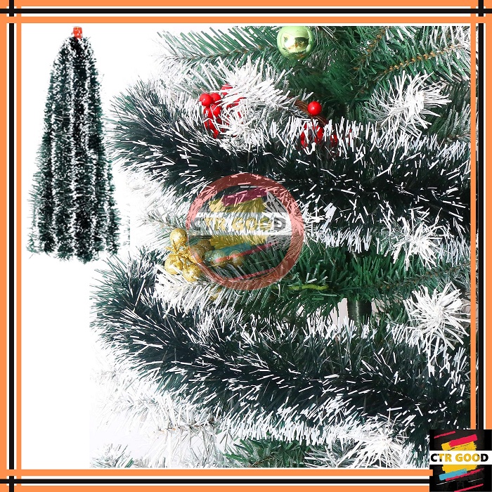 Chunky christmas garland with lights